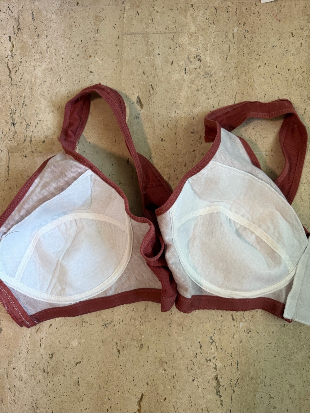 6 Pack Wireless Assorted Colors Front Zip Bras - Picture 5 of 6
